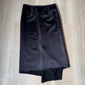 Chic Black Midi Skirt